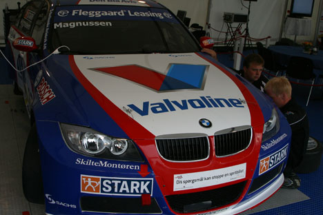 Jan Magnussen's vilde bimmer
(Foto: Motorsporten.dk)